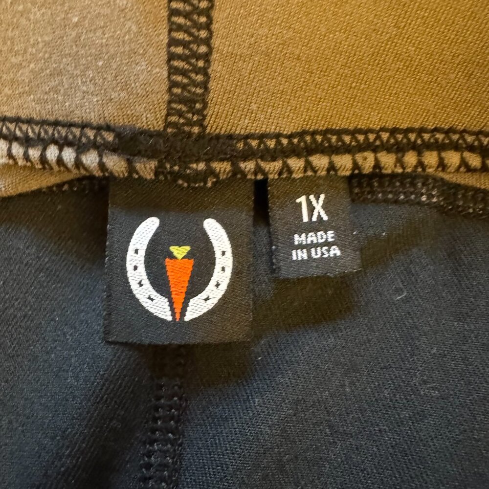 Flow Rise Knee Patch Performance Tight (Size: 1x) - image 4